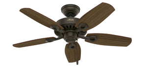Hunter - 52105 - 42" Ceiling Fan - Builder - Snow White
