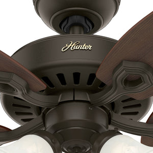 Hunter - 52105 - 42" Ceiling Fan - Builder - Snow White