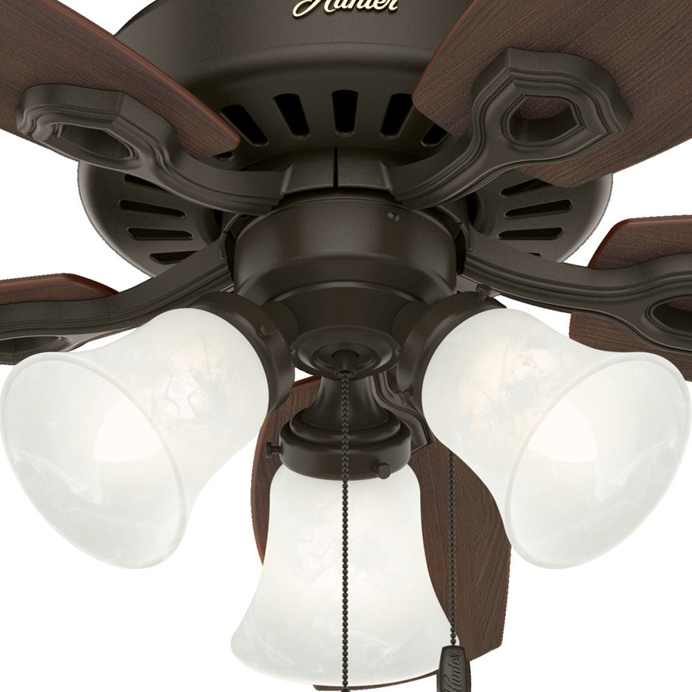 Hunter - 52105 - 42" Ceiling Fan - Builder - Snow White