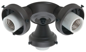 Hunter - 99134 - Three Light Fitter - Fitter - New Bronze