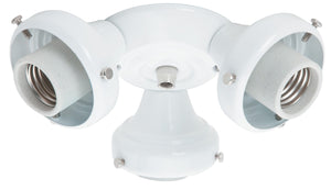 Hunter - 99135 - Three Light Fitter - Fitter - White