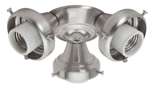 Hunter - 99136 - Three Light Fitter - Fitter - Brushed Nickel