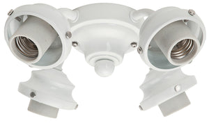 Hunter - 99145 - Four Light Fitter - Fitter - Snow White