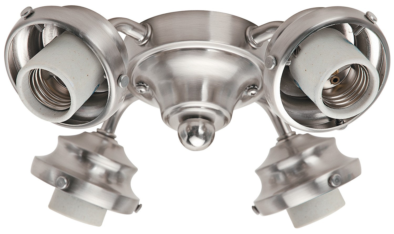 Hunter - 99146 - Four Light Fitter - Fitter - Brushed Nickel