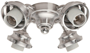 Hunter - 99146 - Four Light Fitter - Fitter - Brushed Nickel