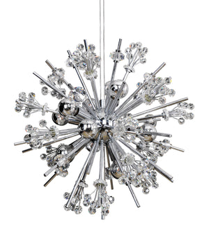 Allegri - 11632-010-FR001 - Ten Light Pendant - Constellation - Chrome