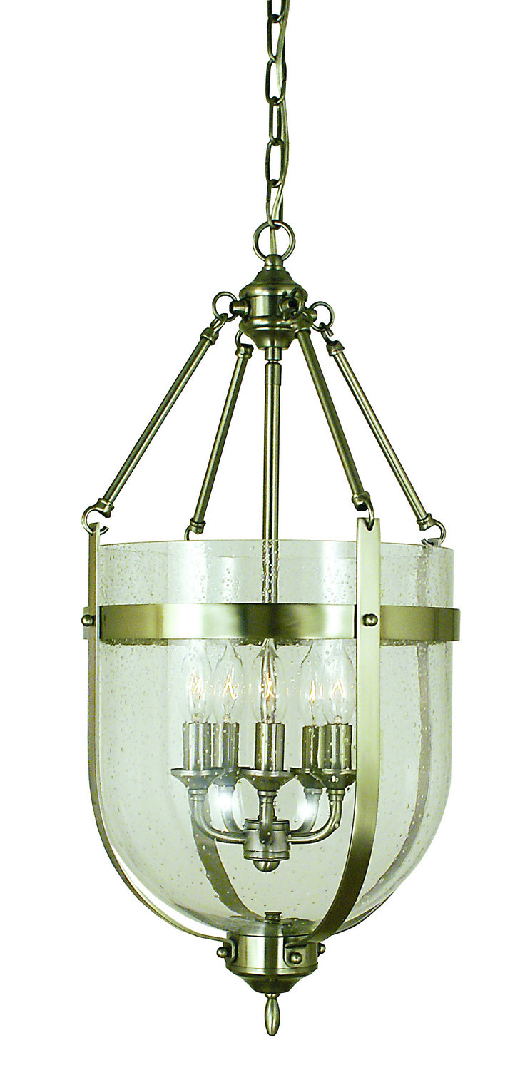 Framburg - 1015 BN - Five Light Chandelier - Hannover - Brushed Nickel