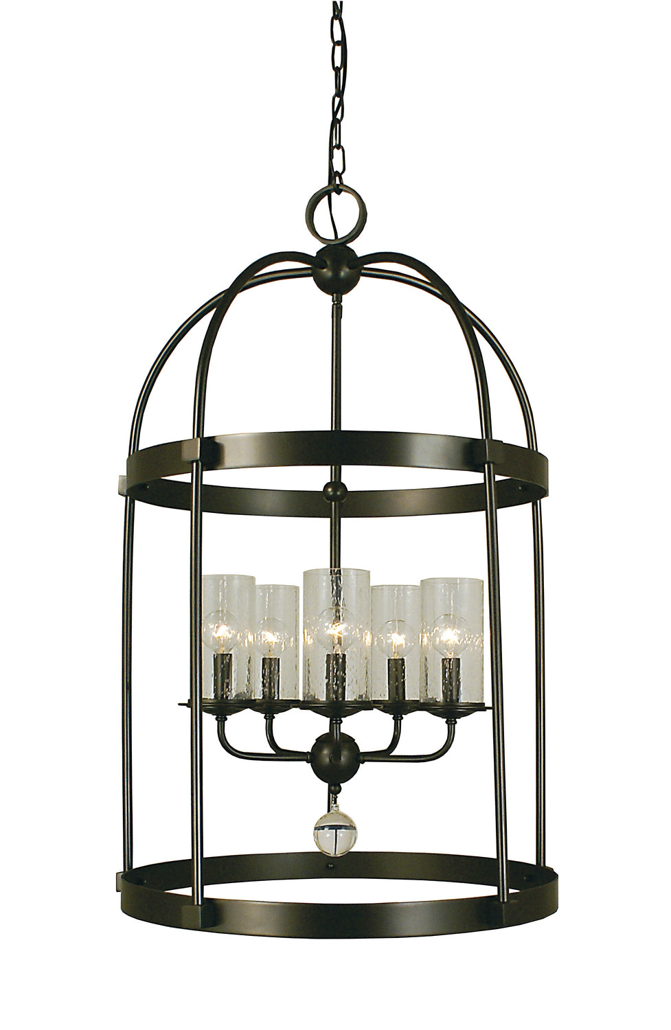 Framburg - 1105 MB - Five Light Chandelier - Compass - Mahogany Bronze