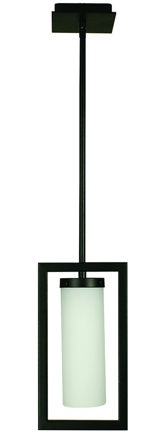 Framburg - 1196 MBLACK - One Light Pendant - Theorem - Matte Black