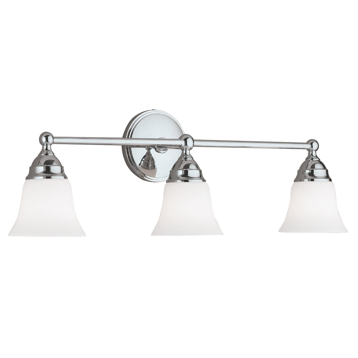 Norwell Lighting - 8583-CH-BSO - Three Light Wall Sconce - Sophie - Chrome