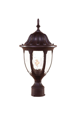 Acclaim Lighting - 5067BW - One Light Post Mount - Suffolk - Burled Walnut