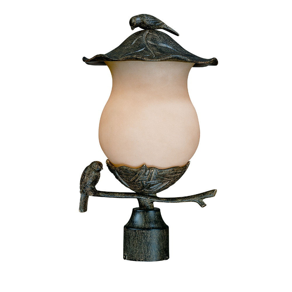 Acclaim Lighting - 7567BC/CH - Two Light Post Mount - Avian - Black Coral