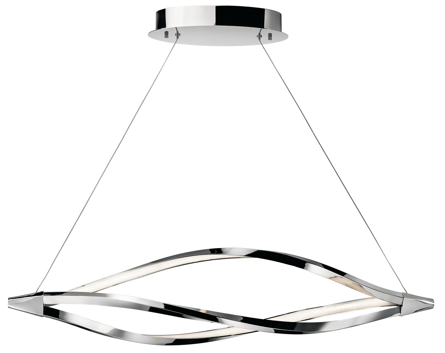 Kichler - 83386 - LED Chandelier - Meridian - Chrome