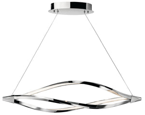 Kichler - 83386 - LED Chandelier - Meridian - Chrome