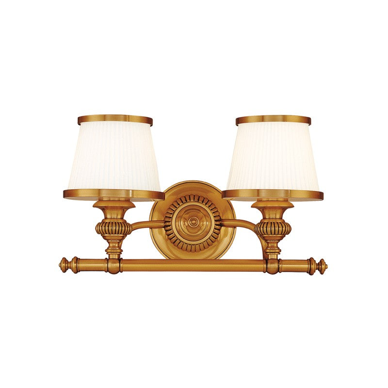 Hudson Valley - 2002-FB - Two Light Bath Bracket - Milton - Flemish Brass