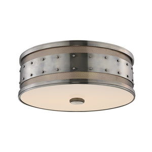 Hudson Valley - 2206-HN - Three Light Flush Mount - Gaines - Historic Nickel