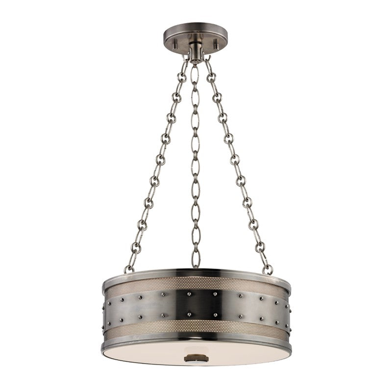 Hudson Valley - 2216-HN - Three Light Pendant - Gaines - Historic Nickel