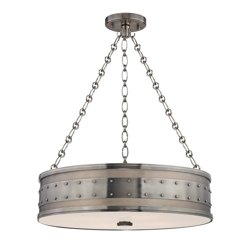 Hudson Valley - 2222-HN - Four Light Pendant - Gaines - Historic Nickel