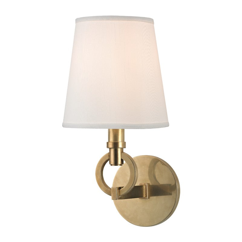 Hudson Valley - 611-AGB - One Light Wall Sconce - Malibu - Aged Brass