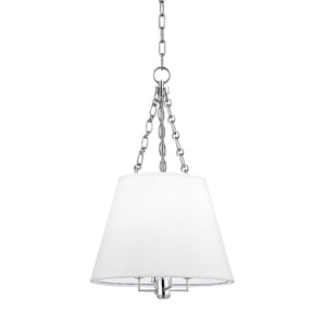 Hudson Valley - 6415-PN - Four Light Pendant - Burdett - Polished Nickel