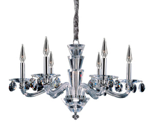 Allegri - 11527-010-FR001 - Six Light Chandelier - Fanshawe - Chrome