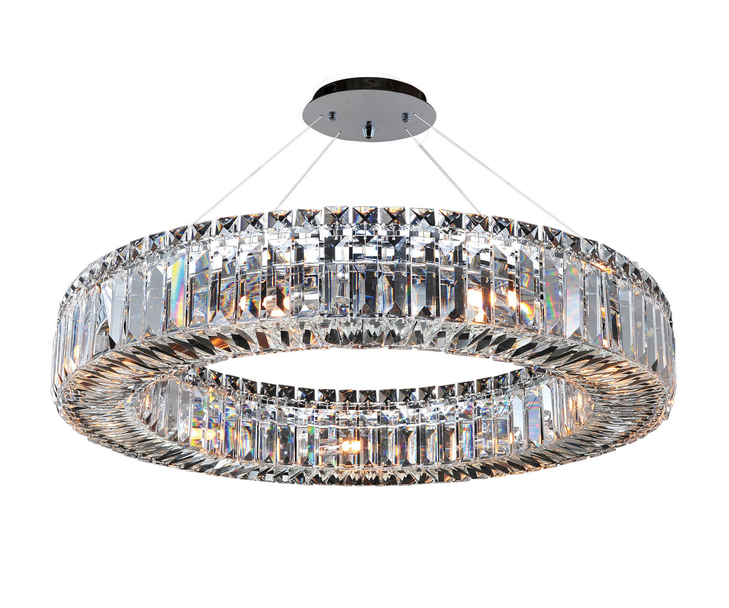 Allegri - 11704-010-FR001 - Nine Light Pendant - Rondelle - Chrome