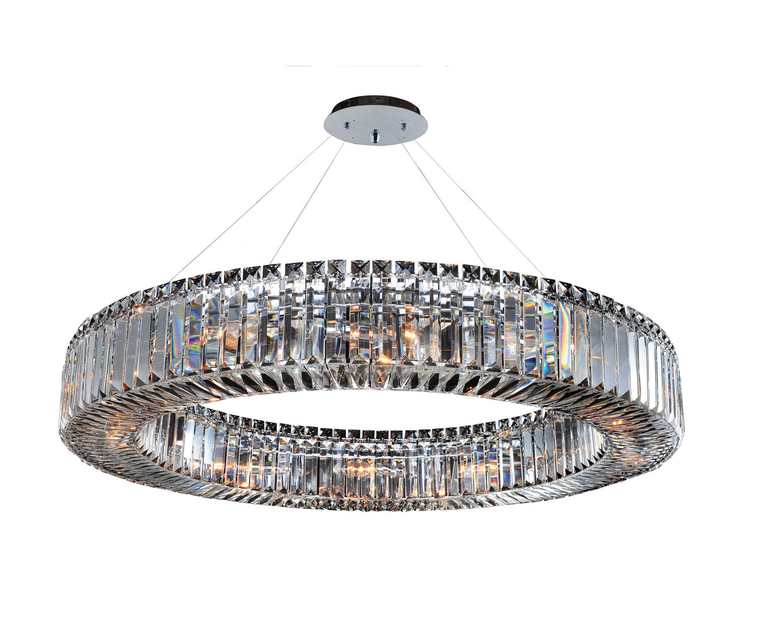 Allegri - 11705-010-FR001 - 12 Light Pendant - Rondelle - Chrome