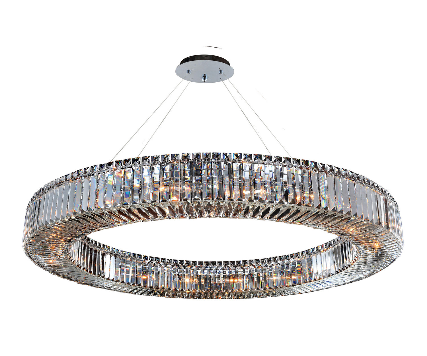 Allegri - 11706-010-FR001 - 18 Light Pendant - Rondelle - Chrome