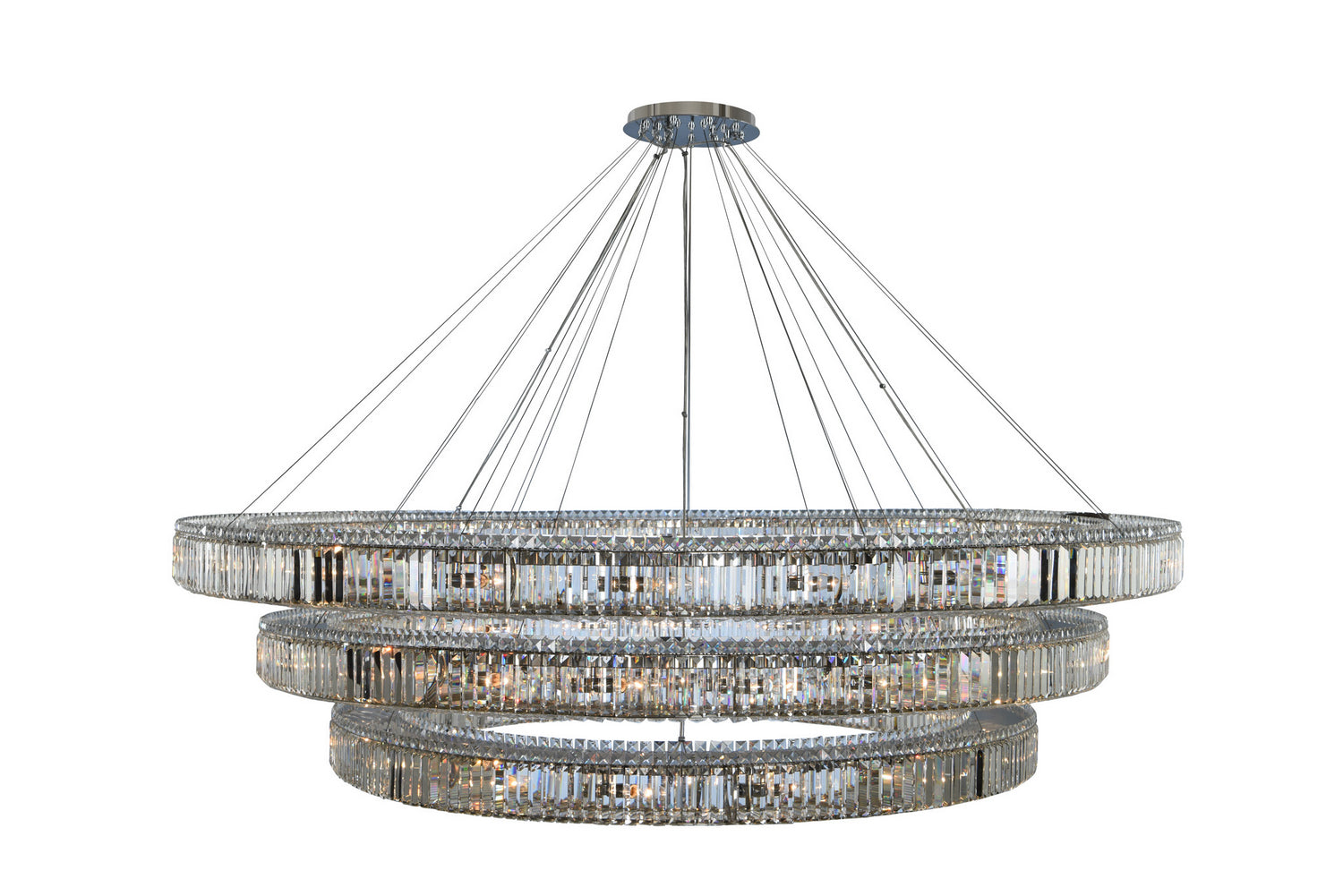 Allegri - 11770-010-FR001 - 39 Light Pendant - Rondelle - Chrome