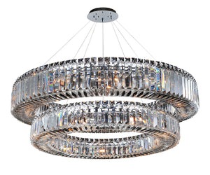 Allegri - 11774-010-FR001 - 21 Light Pendant - Rondelle - Chrome