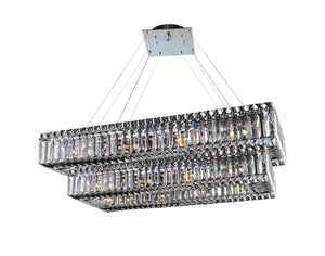 Allegri - 11778-010-FR001 - 26 Light Pendant - Baguette - Chrome