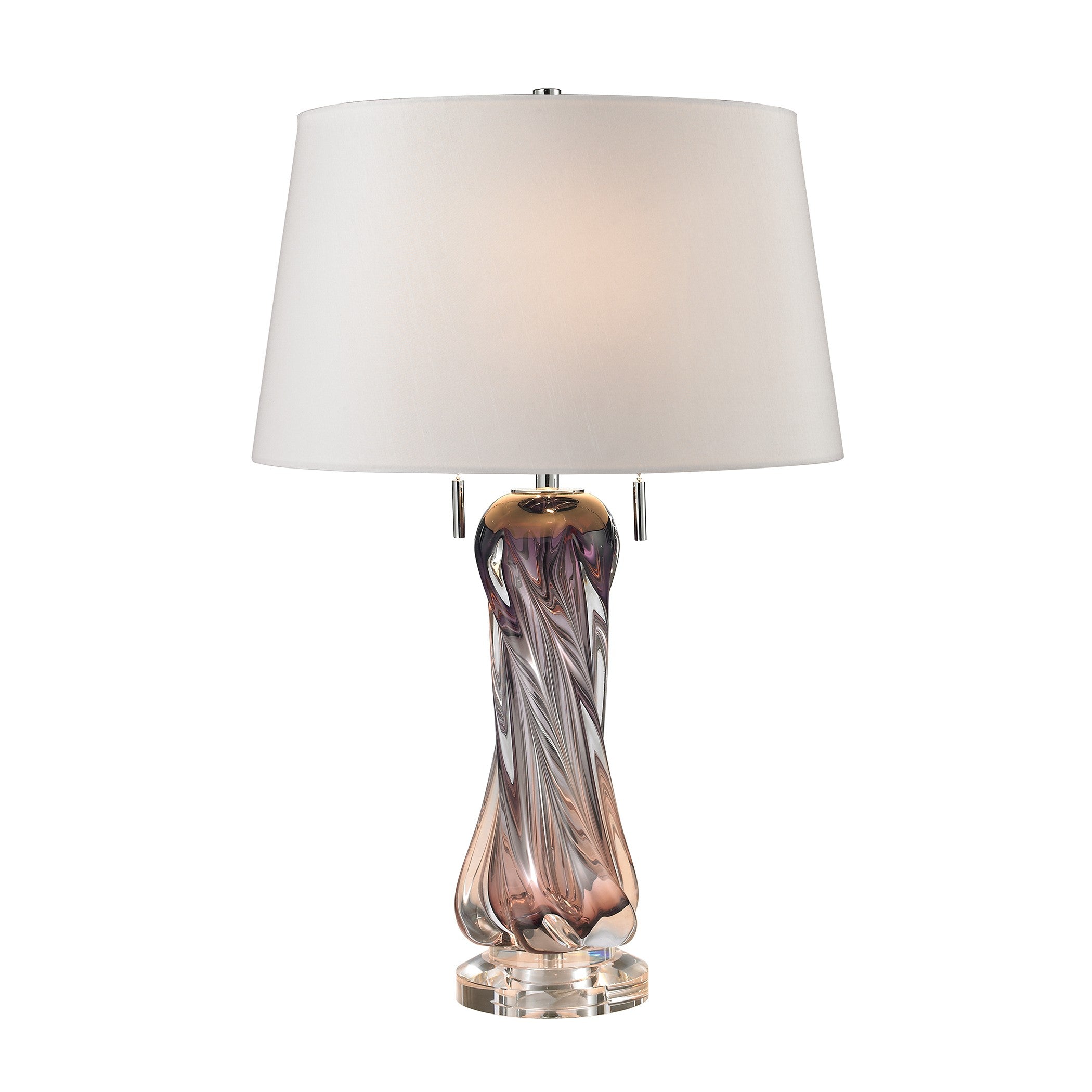 ELK Home - D2663W - Two Light Table Lamp - Vergato - Purple