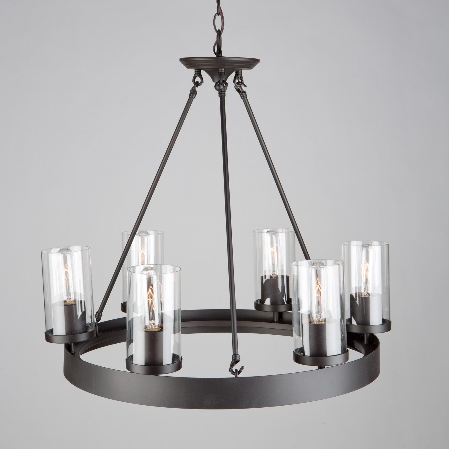 Artcraft - AC10006 - Six Light Chandelier - Menlo Park - Oil Rubbed Bronze