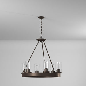 Artcraft - AC10006 - Six Light Chandelier - Menlo Park - Oil Rubbed Bronze