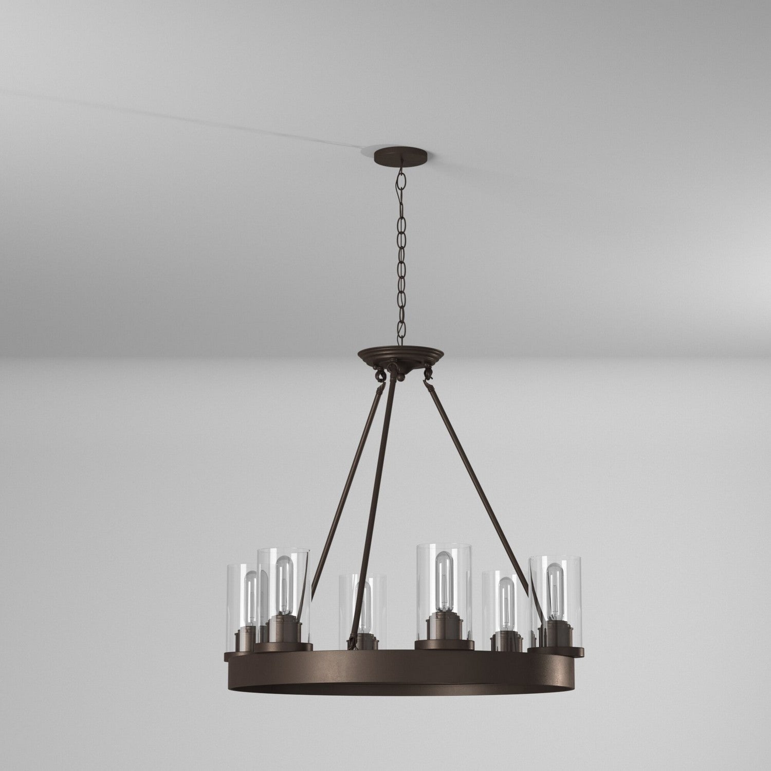 Artcraft - AC10006 - Six Light Chandelier - Menlo Park - Oil Rubbed Bronze