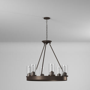 Artcraft - AC10006 - Six Light Chandelier - Menlo Park - Oil Rubbed Bronze