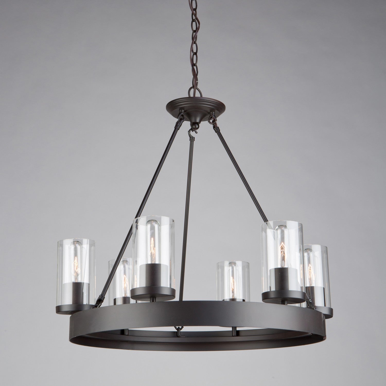 Artcraft - AC10006 - Six Light Chandelier - Menlo Park - Oil Rubbed Bronze