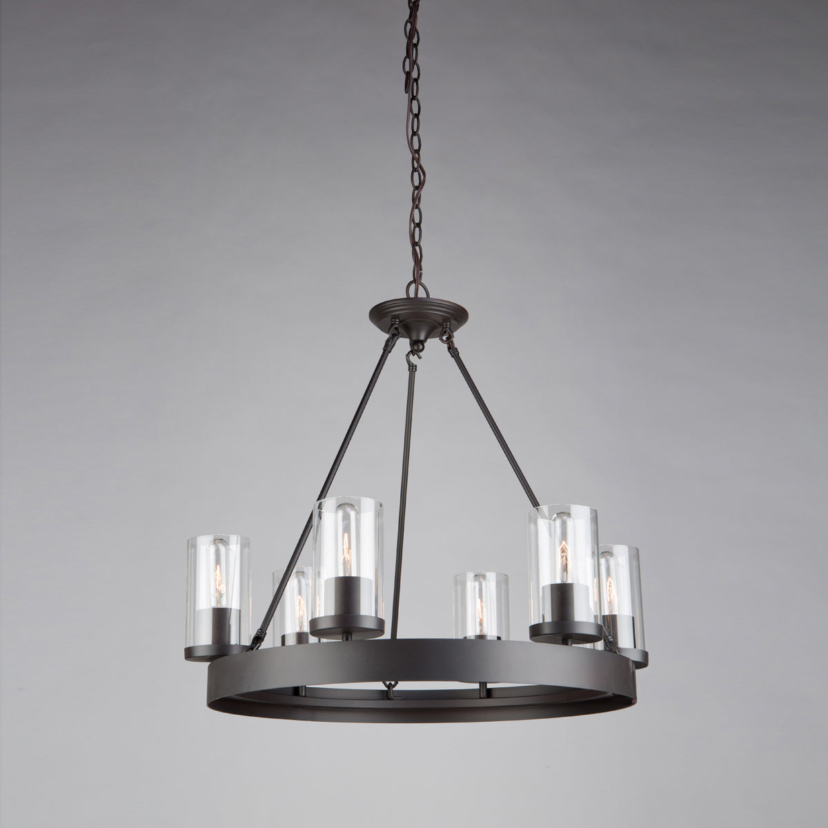 Artcraft - AC10006 - Six Light Chandelier - Menlo Park - Oil Rubbed Bronze