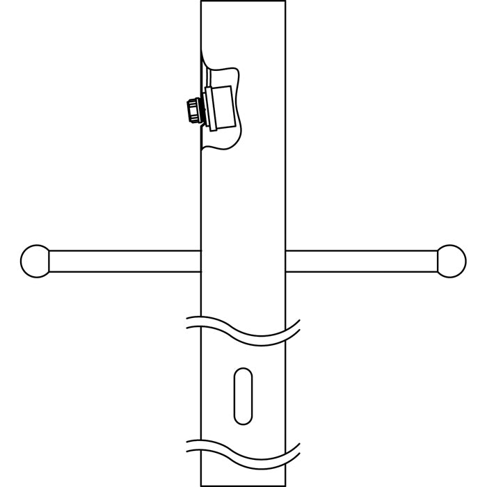 Kichler - 9502BK - Post w/Int Photocell & Ladder - Accessory - Black