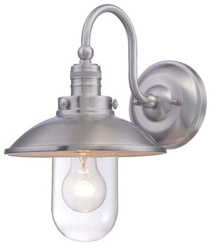 Minka-Lavery - 71163-A144 - One Light Wall Mount - Downtown Edison - Brushed Aluminum
