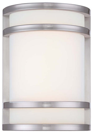 Minka-Lavery - 9801-144-L - LED Outdoor Pocket Lantern - Bay View - Brushed Stainless Steel