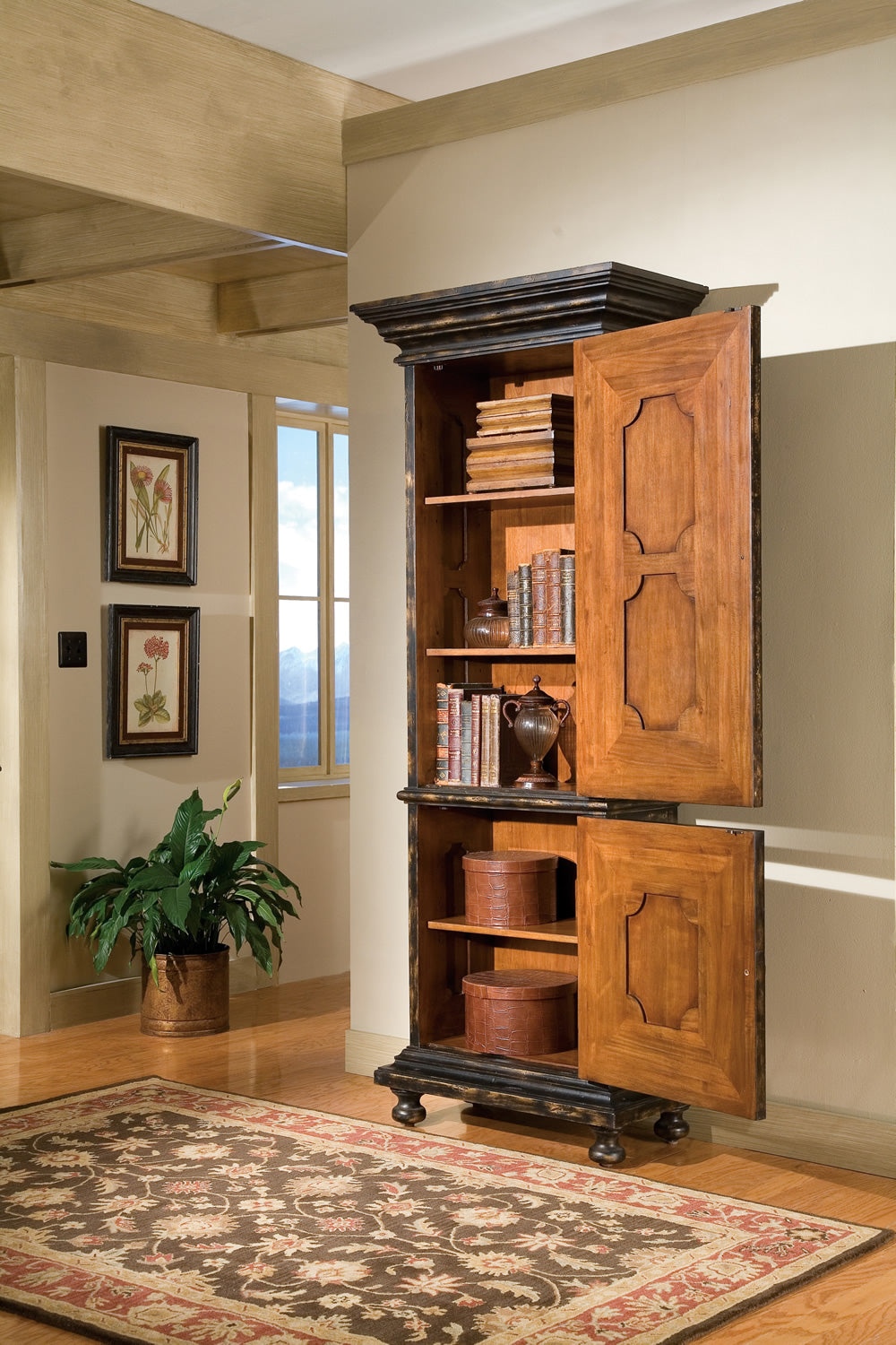 Ambella Home - 06649-820-006 - Cabinet - Sedona - Antique Parchment