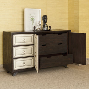 Ambella Home - 24027-240-001 - Dresser - Manhattan - Rich Brown with Black Highlights