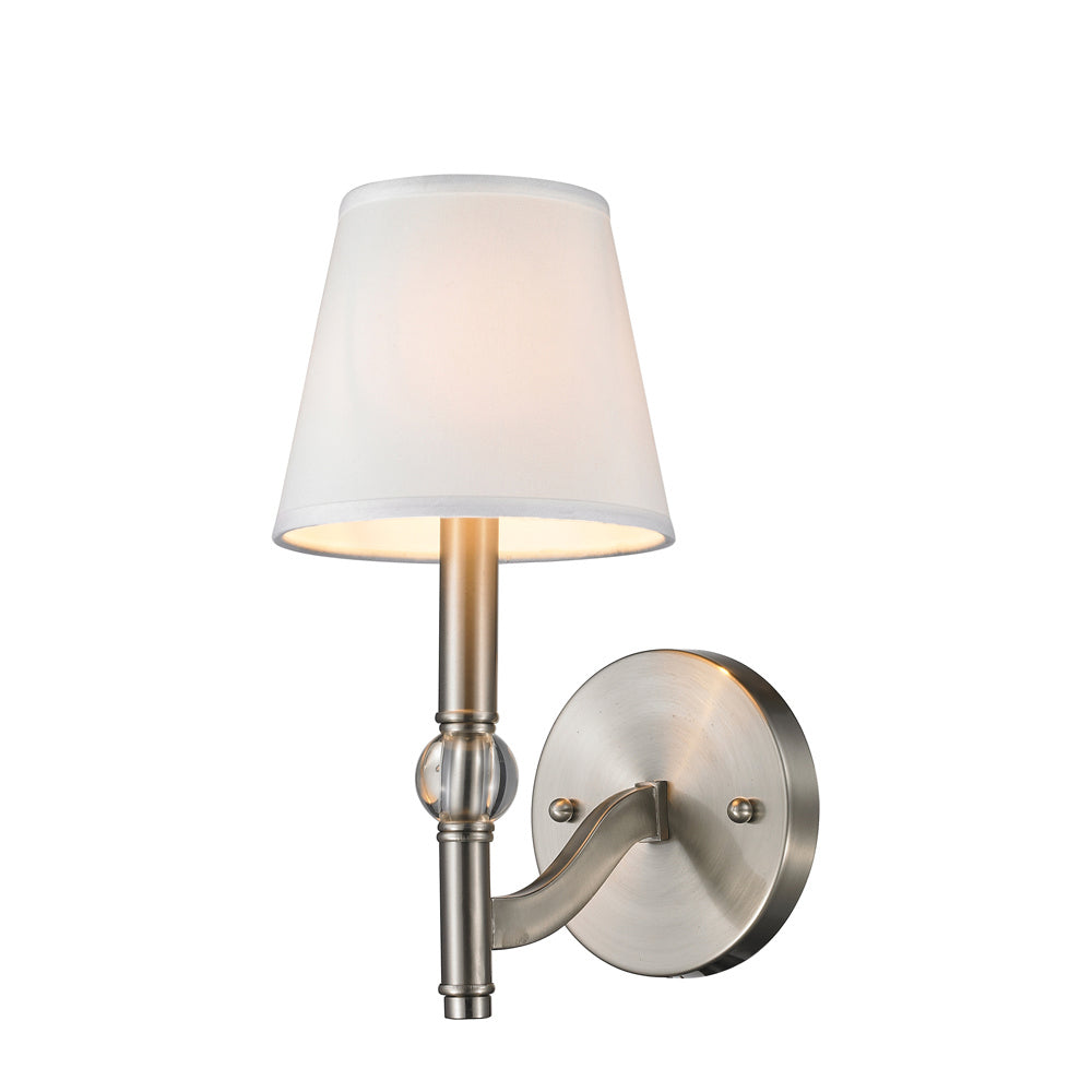 Golden - 3500-1W PW-CWH - One Light Wall Sconce - Waverly PW - Pewter