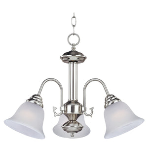 Maxim - 2697FTSN - Three Light Chandelier - Malaga - Satin Nickel