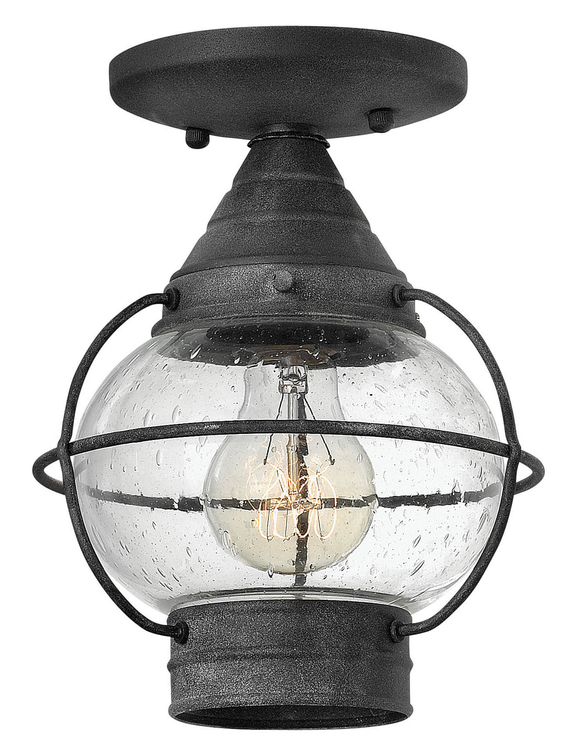 Hinkley - 2203DZ - LED Convertible Flush Mount - Cape Cod - Aged Zinc