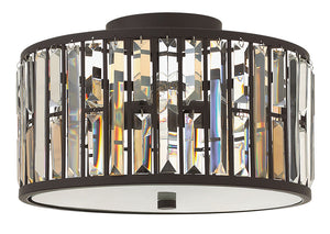 Fredrick Ramond - FR33731VBZ - LED Flush Mount - Gemma - Vintage Bronze