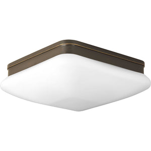 Progress Lighting - P3511-20 - Two Light Flush Mount - Appeal - Opal - Antique Bronze