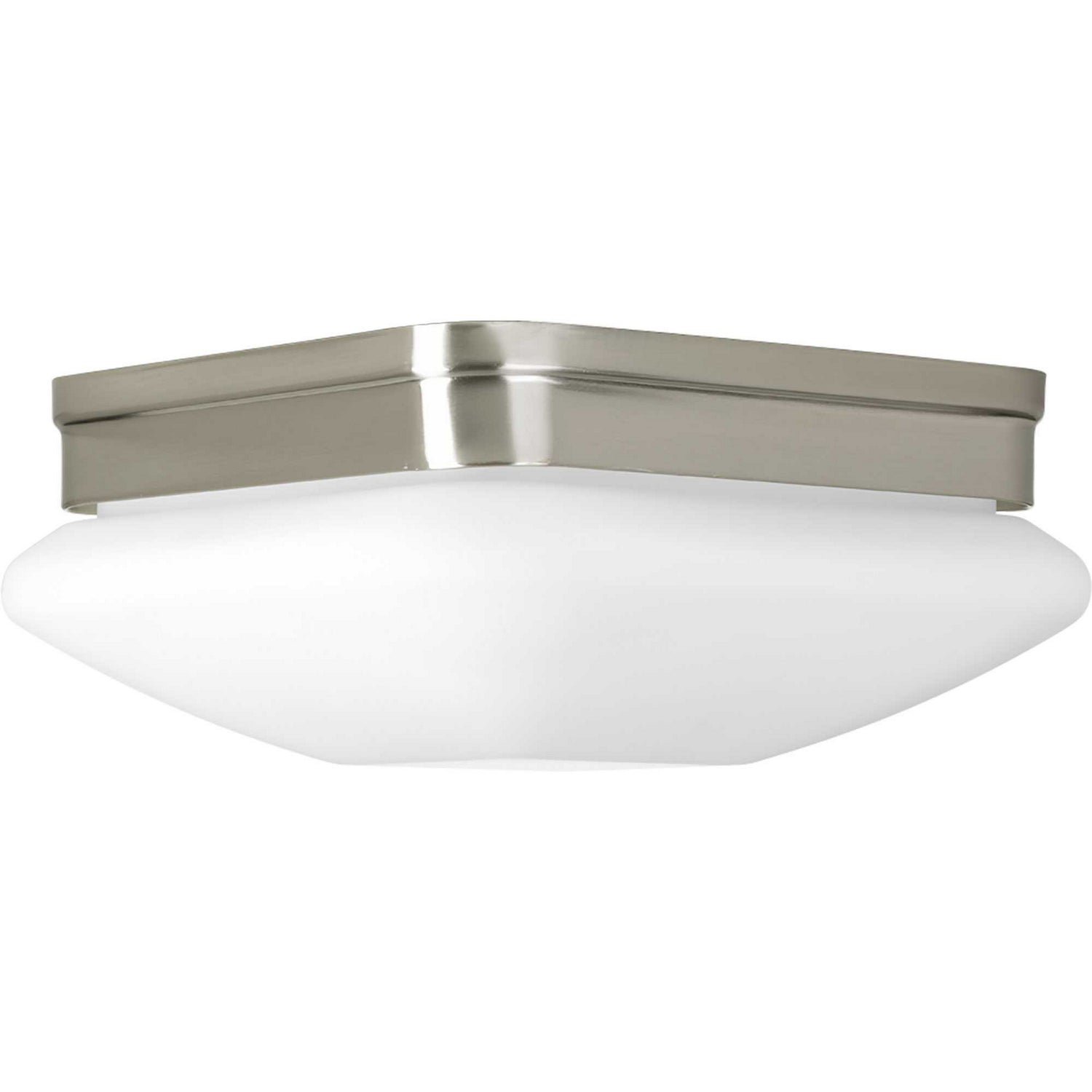 Progress Lighting - P3549-09 - Two Light Flush Mount - Appeal - Opal - Brushed Nickel