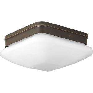 Progress Lighting - P3549-20 - Two Light Flush Mount - Appeal - Opal - Antique Bronze